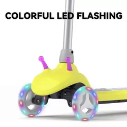 Gobazaar K3 Electric Scooter (Yellow) 1