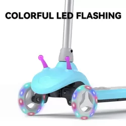 Gobazaar K3 Electric Scooter (Blue) 0