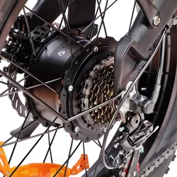 Neumático gordo de bicicleta eléctrica plegable para todo terreno 7